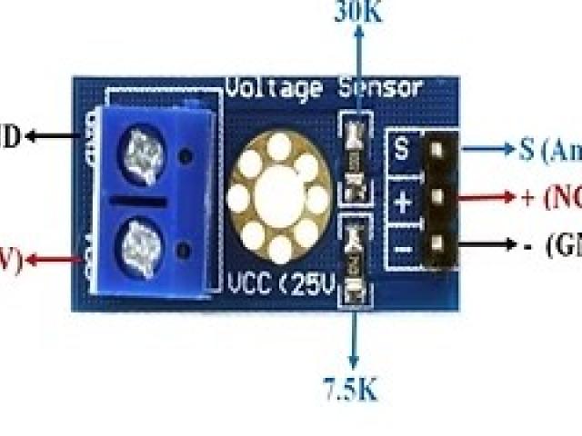 DC VOLT SENSOR MODULE 25V price in chennai